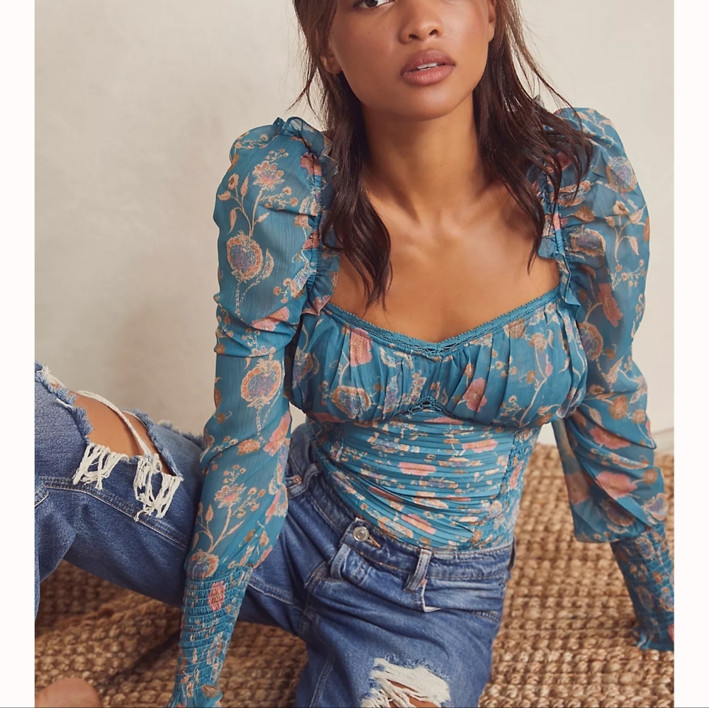Free people NWOT Brunch Date Bodysuit